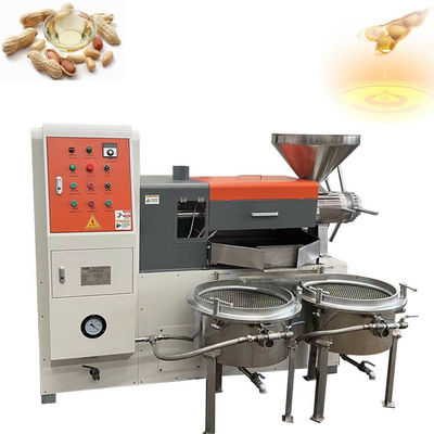 冷熱圧機 日flower Seed Oil Making Machine スクロールオイルプレス機
