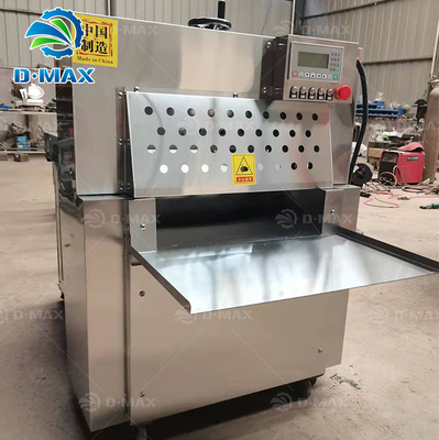 95 KG フルオートマティック CNC ワイド 冷凍魚肉ベーコン スライスカット スライサー 4 ロール 簡単に操作する