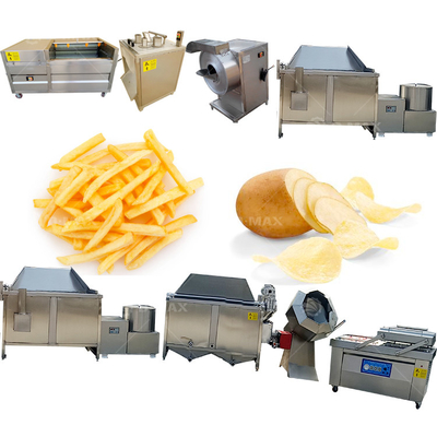電気ポテトチップ製造機 3HP 半自動小規模加工ライン