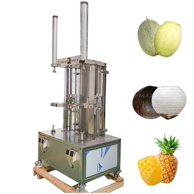丸い果物の皮を剥くための電気用二重頭野菜と果物の皮剥き機
