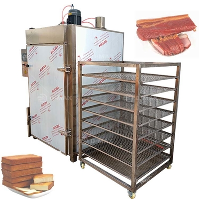 蒸気で乾燥したキャットフィッシュキャットフィッシュの肉 30kg / セット 操作が簡単な煙室マシン