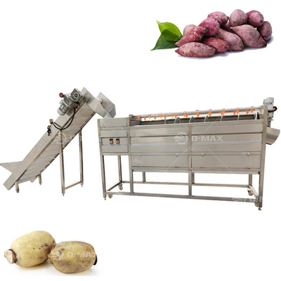 高速野菜加工ライン 3.75kw パワーとバブルクリーニング技術