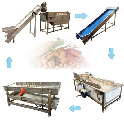 2023年 多目的野菜・果物清掃機 500kg/h 容量