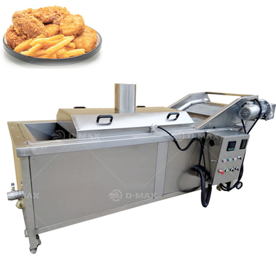 食品ショップ 50kg/h 容量 連続チキンナゲット 高性能フライヤー