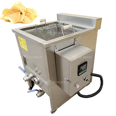材料 鶏肉と南瓜パイのフライティング加工ラインのためのガスタイプ最良の深揚げ機