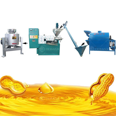 1年 日flower Oil Extraction Machine ピーナッツオイルの製造マシン 原油精製ライン
