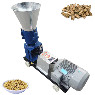 調整可能なペレットサイズとフラットダイプレッシングを持つ動物飼料ペレット製造機械