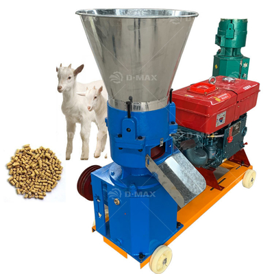 調整可能なペレットサイズとフラットダイプレッシングを持つ動物飼料ペレット製造機械