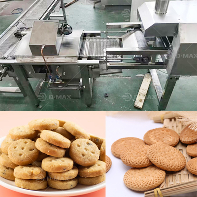 ウォールナットケーキと桃の脆いパスタを作るための先進的な熊ビスケット詰め機