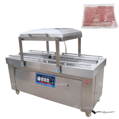重用テーブルトップ ダブルチャンバー真空密封機 布豚肉牛肉と茶