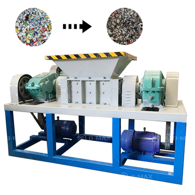 二重シャフト プラスチック・シュレッダー 機械 金属スクラップの粉砕とプラスチックリサイクル