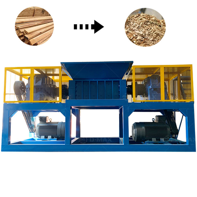 小売用 二重シャフト 廃棄物 自動車 プラスチック 木ゴム 破片 金属 破片 機械