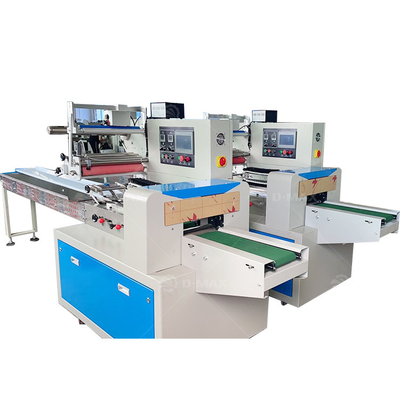 3800x670x1450mm ホリゾナルのポップスクリーム枕 包装 穀物棒 フロー 包装 機械