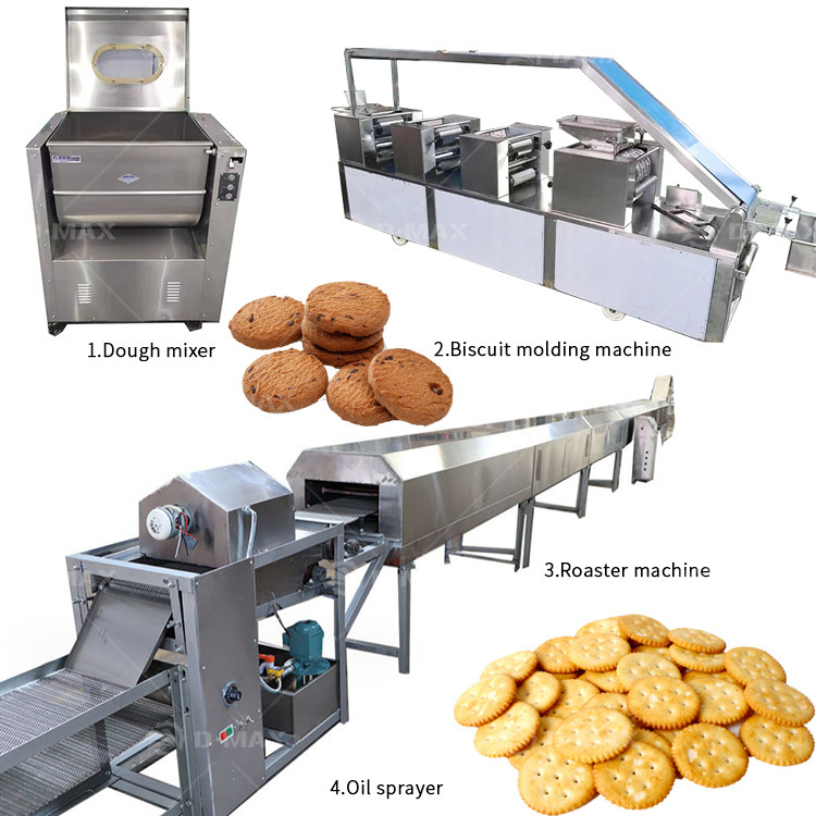 3000 KG 容量 商業用食器用ハードビスケット 形作機 操作が簡単