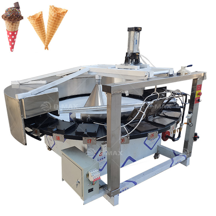 ワッフルカップエッグロールとソフトウエファービスケットのためのスナック製造機